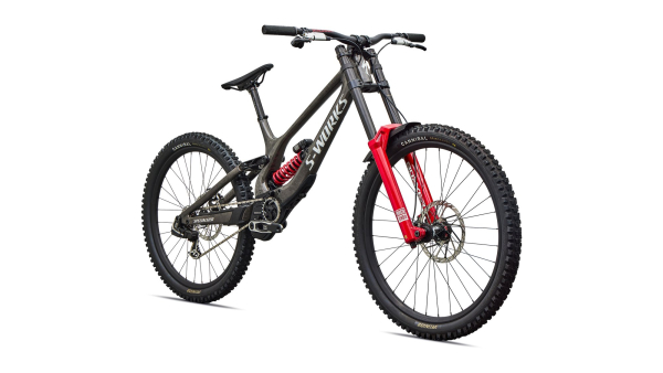 Specialized S-Works Demo Race 2027 Gloss Charcoal / Dolomite Metallic / White