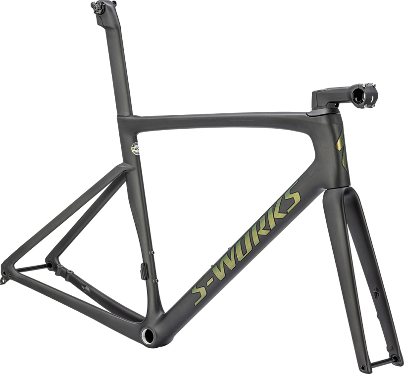Рамы шоссе, гревел фреймсет Specialized S-Works Tarmac SL7 2022 Satin Carbon / Jet Fuel Артикул 70622-0552, 70622-0561, 70622-0558, 70622-0544, 70622-0549, 70622-0554, 70622-0556