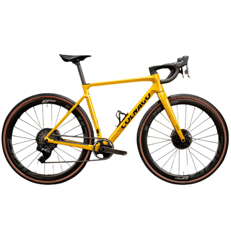Гравийные велосипеды, ригиды Colnago G4-X GRX 825 Di2 RR500 MTYL / Желтый Артикул 1CCL.G4X.0TU.25E.RR5.MTYL-520