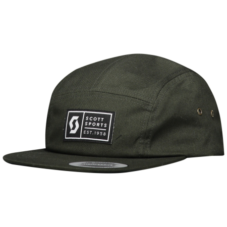 Шапки, кеппи, бейсболки Кепка Scott 5-Panels tree green Артикул 