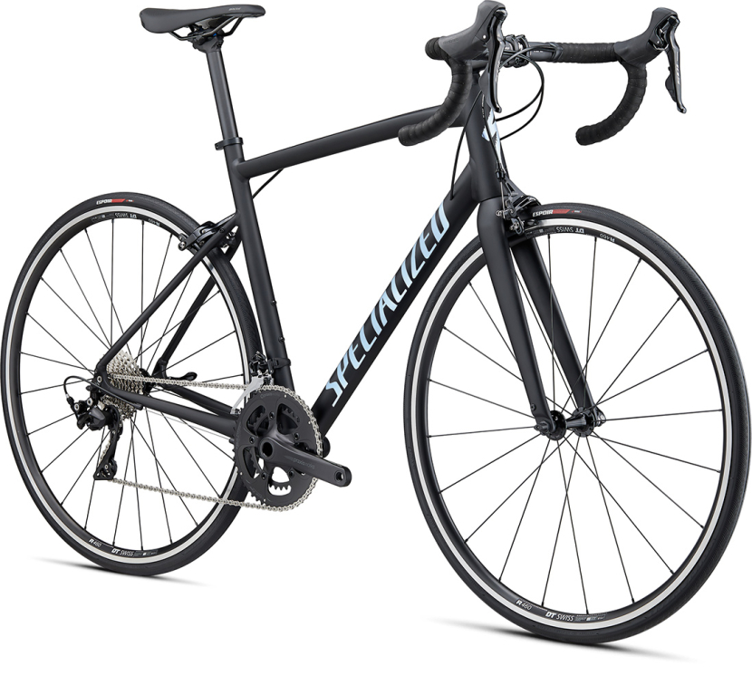 Шоссейные велосипеды Specialized Allez E5 Elite 2020 черный-голубой Артикул 90020-4261, 90020-4244, 90020-4249, 90020-4254, 90020-4258, 90020-4256, 90020-4252