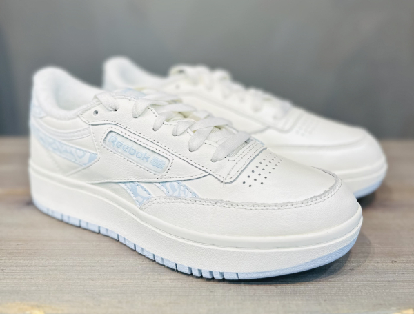 Кроссовки женские Reebok Club C Double Revenge glass blue/chalk/chalk