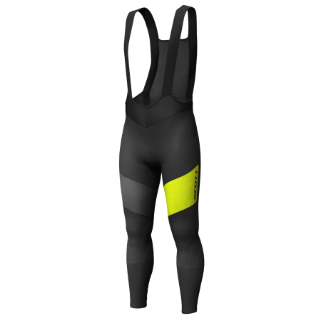 Рейтузы Велорейтузы Scott RC Warm WB +++ black/sulphur yellow утепленные Артикул 7613368534150, 7613368534167