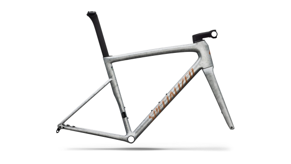 рама specialized tarmac sl8 2026 gloss silver dust / shadow silver dry impasto / photon orange t