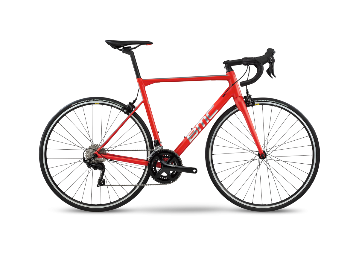 Шоссейные велосипеды BMC Teammachine ALR ONE Red/brushed/grey 105 2020 Артикул 