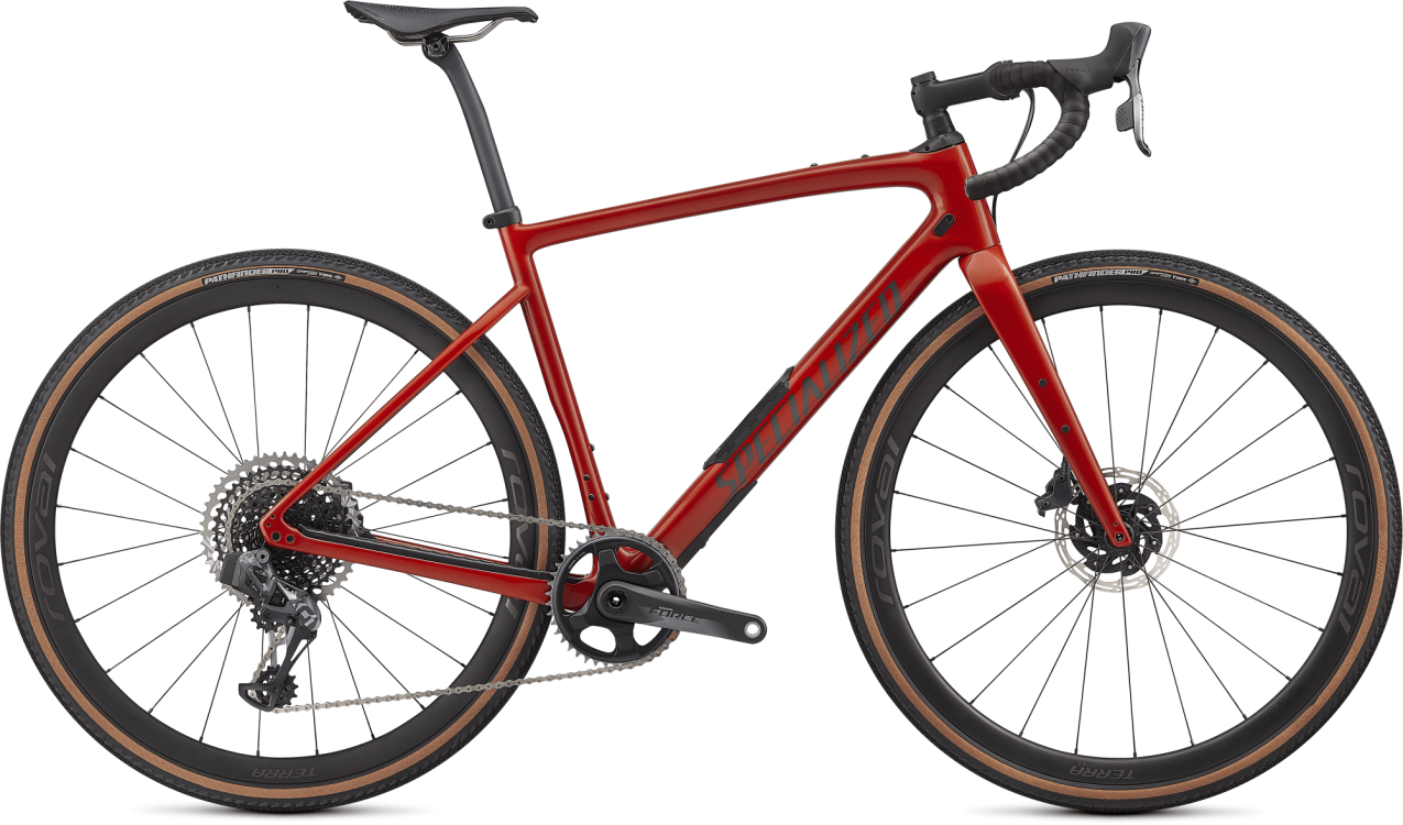 Гравийные велосипеды, комфорт плюс Specialized Diverge Pro Carbon Etap 2021 Gloss Redwood/Smoke/Chrome/Clean Артикул 96220-1056, 96220-1058, 96220-1061, 96220-1054, 96220-1052, 96220-1049