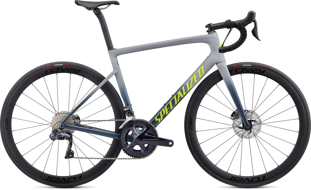 Шоссейные велосипеды Specialized Tarmac SL6 Expert Disc UDI2 2020 серый-желтый Артикул 90620-3249, 90620-3244, 90620-3258, 90620-3252, 90620-3256, 90620-3254, 90620-3261