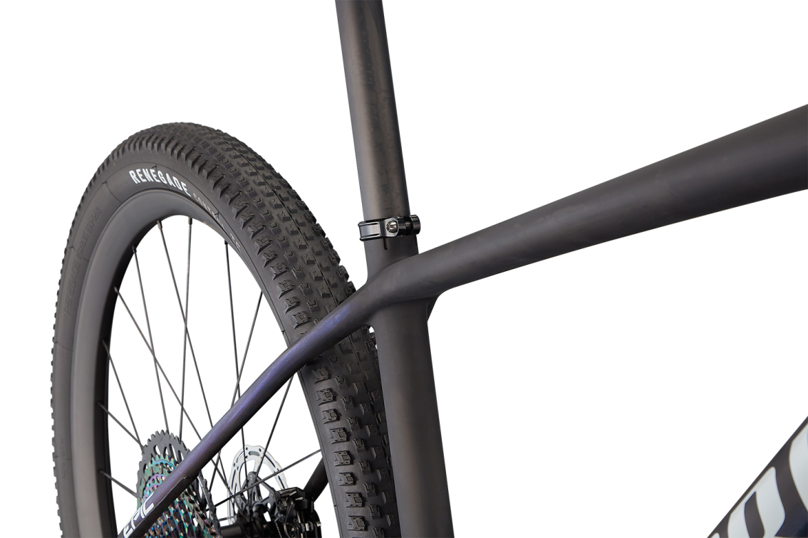 S-WORKS горные велосипеды Specialized S-Works Epic Hardtail 2022 Satin Carbon / Blue Murano Pearl / Gloss Chrome Foil LogoS Артикул 91322-0003, 91322-0004, 91322-0002, 91322-0005