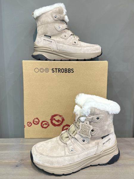Ботинки зимние женские Strobbs F8487-25 бежевый