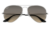 Очки Очки городские Ray-Ban Aviator оправа Polished Silver Metal линза Light Grey Gradient Артикул 