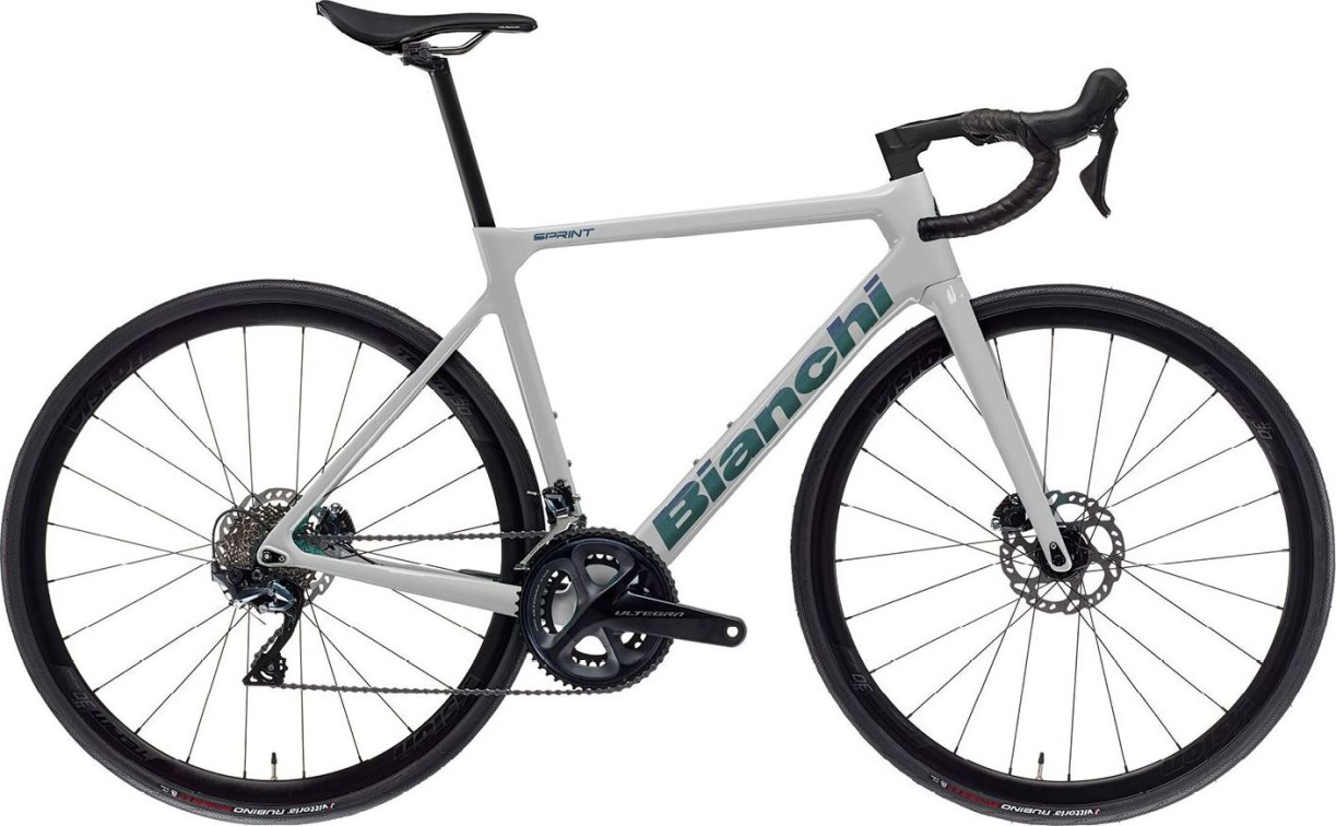 Шоссейные велосипеды Bianchi Sprint ICR Disc 105 Di2 / Белый-Целесте Артикул YTBR6ISZ-47