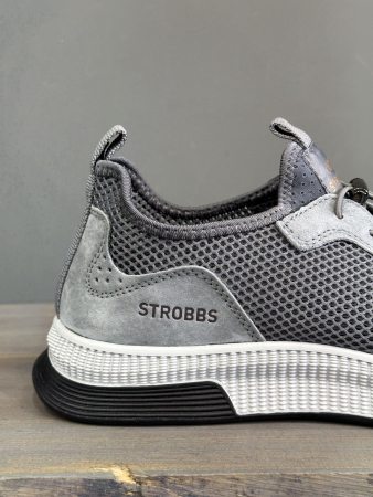 Кроссовки Кроссовки Strobbs C3663-10 серый Артикул C3663-10-42, C3663-10-44, C3663-10-45, C3663-10-41, C3663-10-43
