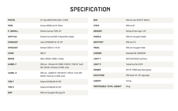 KTM Wild One 24 ATB 2024 Оранжевый