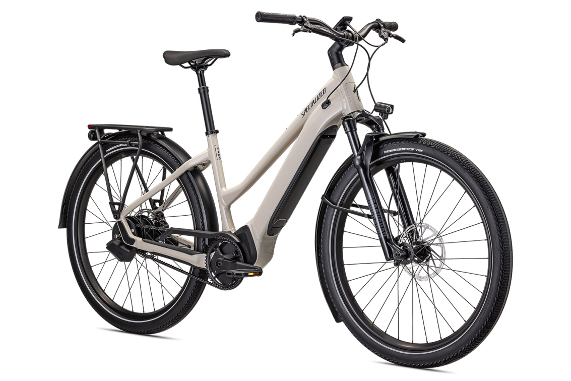 TURBO VADO - свой в городе! Specialized Turbo Vado 5.0 IGH ST Step-Through 2022 White Mountains / Black Reflective Артикул 95322-2505, 95322-2502, 95322-2503, 95322-2504