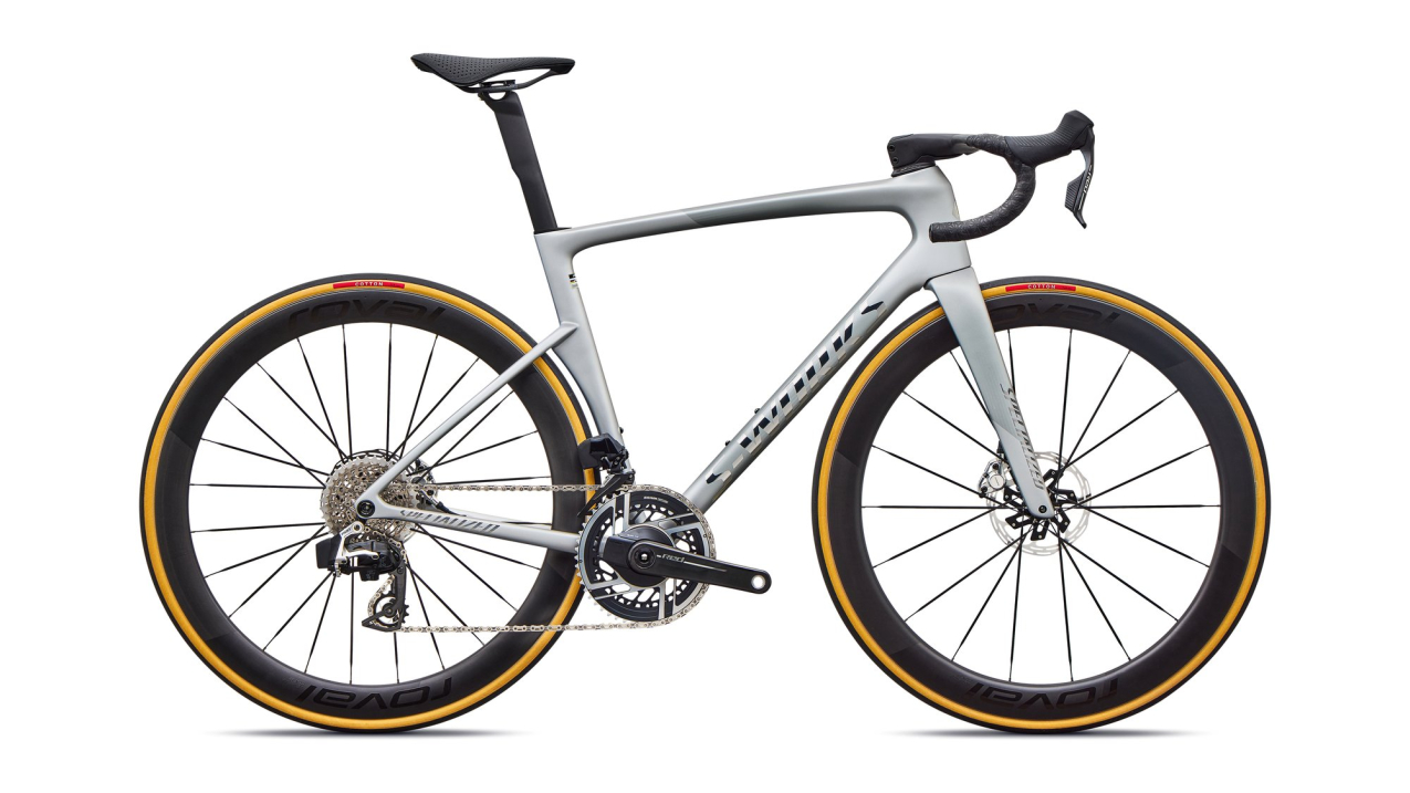 S-WORKS велосипеды шоссе Specialized S-Works Tarmac SL9 AXS 2027 Satin Silver Dust / Spectrum Flake / Chrome Артикул 94927-0052, 94927-0061, 94927-0058, 94927-0049, 94927-0056, 94927-0054