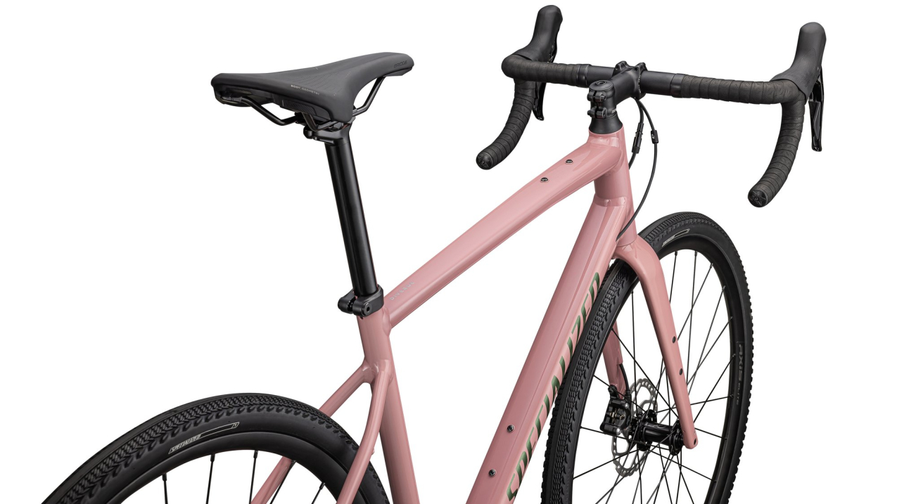 Гравийные велосипеды, ригиды Specialized Diverge E5 Elite 2025 Gloss Dusky Pink / Cypress Green Metallic Артикул 95425-4056, 95425-4061, 95425-4049, 95425-4058, 95425-4052, 95425-4044, 95425-4054
