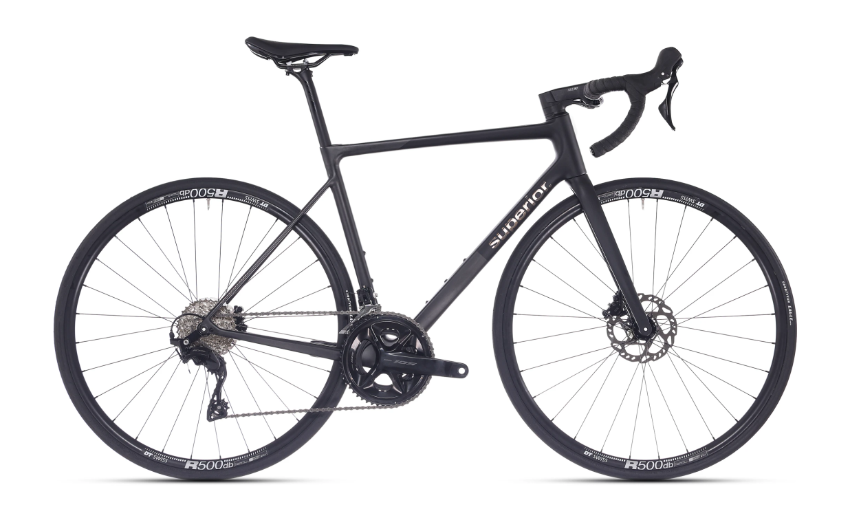 Шоссейные велосипеды Superior RR 9.4 2025 Matte Carbon/Black Артикул 801.2025.28167, 801.2025.28168, 801.2025.28166, 801.2025.28164, 801.2025.28165