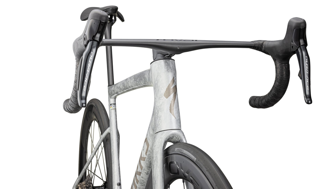 S-WORKS велосипеды шоссе Specialized S-Works Tarmac SL8 Dura-Ace Di2 2025 Gloss Dove Grey / Silver Dust Blurred Impasto Артикул 94925-0044, 94925-0061, 94925-0049, 94925-0058, 94925-0056, 94925-0052, 94925-0054
