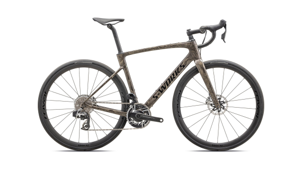 Specialized S-Works Roubaix SL8 - Sram Red AXS 2025 Gloss Toupe/Gunmetal Strata/Charcoal