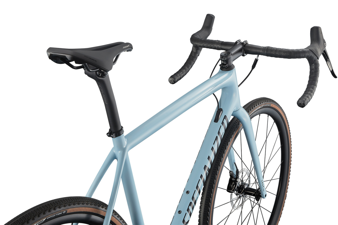 Циклокроссовые, внедорожные велосипеды Specialized Crux Comp 2022 Gloss Arctic Blue / Tarmac Black Артикул 91422-5052, 91422-5056, 91422-5061, 91422-5054, 91422-5049, 91422-5058