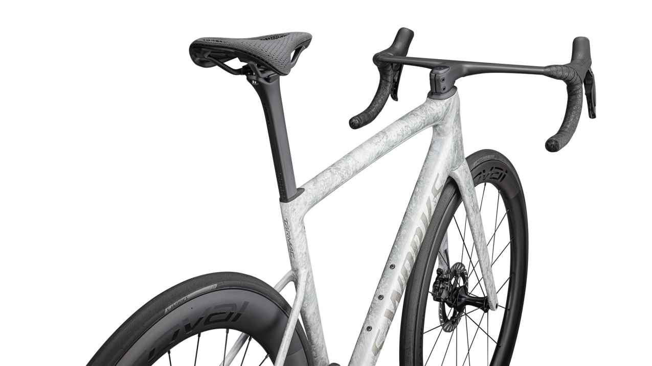 S-WORKS велосипеды шоссе Specialized S-Works Tarmac SL8 Dura-Ace Di2 2025 Gloss Dove Grey / Silver Dust Blurred Impasto Артикул 94925-0044, 94925-0061, 94925-0049, 94925-0058, 94925-0056, 94925-0052, 94925-0054