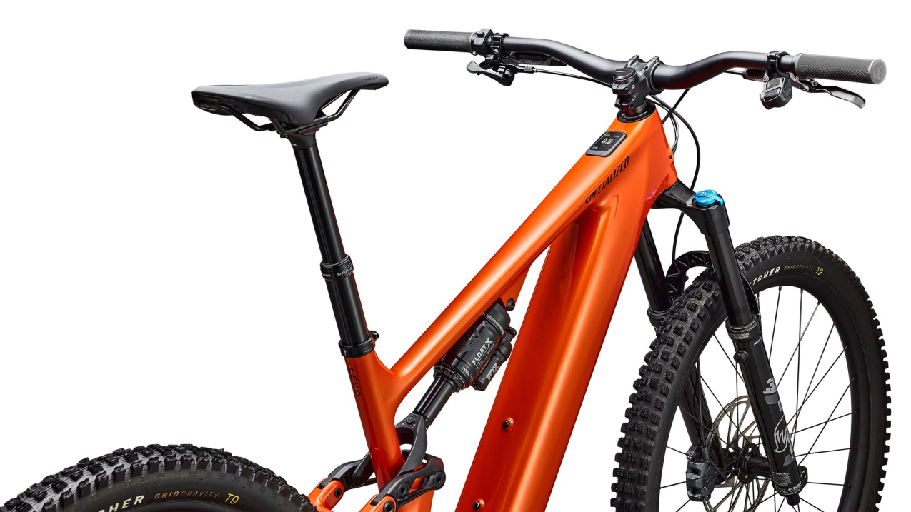 TURBO LEVO - лучшее из возможного! Specialized Turbo Levo 4 Comp Carbon 2026 Gloss Orange Tint Over Silver Dust / Dark Navy Артикул 95224-5906, 95224-5902, 95224-5904, 95224-5905, 95224-5903