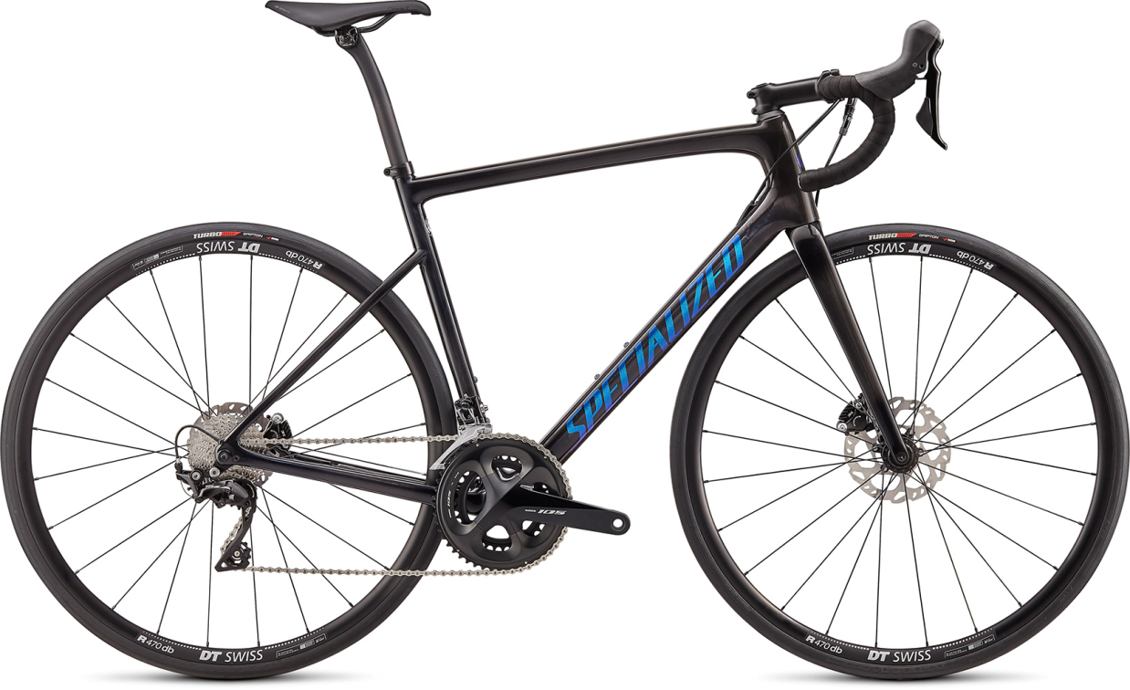 Шоссейные велосипеды Specialized Tarmac SL6 Sport Disc 2020 черный-синий-хамелион Артикул 90620-6158, 90620-6152, 90620-6154, 90620-6156, 90620-6161, 90620-6149, 90620-6144