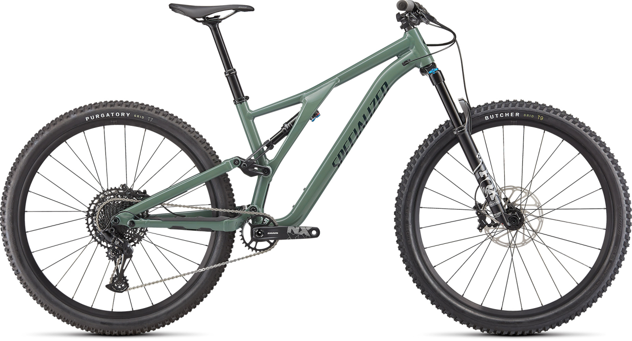 Купить Specialized Stumpjumper Comp Alloy 2021 Gloss Sage Green / Forest Green Артикул 93321-5202, 93321-5204, 93321-5201, 93321-5205, 93321-5206, 93321-5203