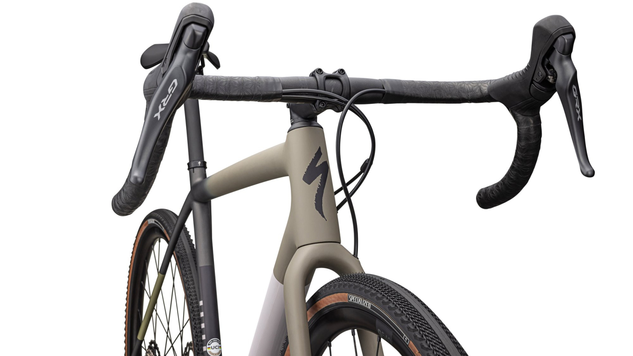 Циклокроссовые, внедорожные велосипеды Specialized Crux Comp - Shimano GRX 2024 Satin Taupe/Smoke/Midnight Shadow/Metallic Spruce/Clay Артикул 91424-5156, 91424-5149, 91424-5161, 91424-5154, 91424-5152, 91424-5158