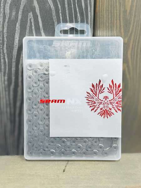 12 цепь sram nx eagle silver 12 скоростей 126зв 