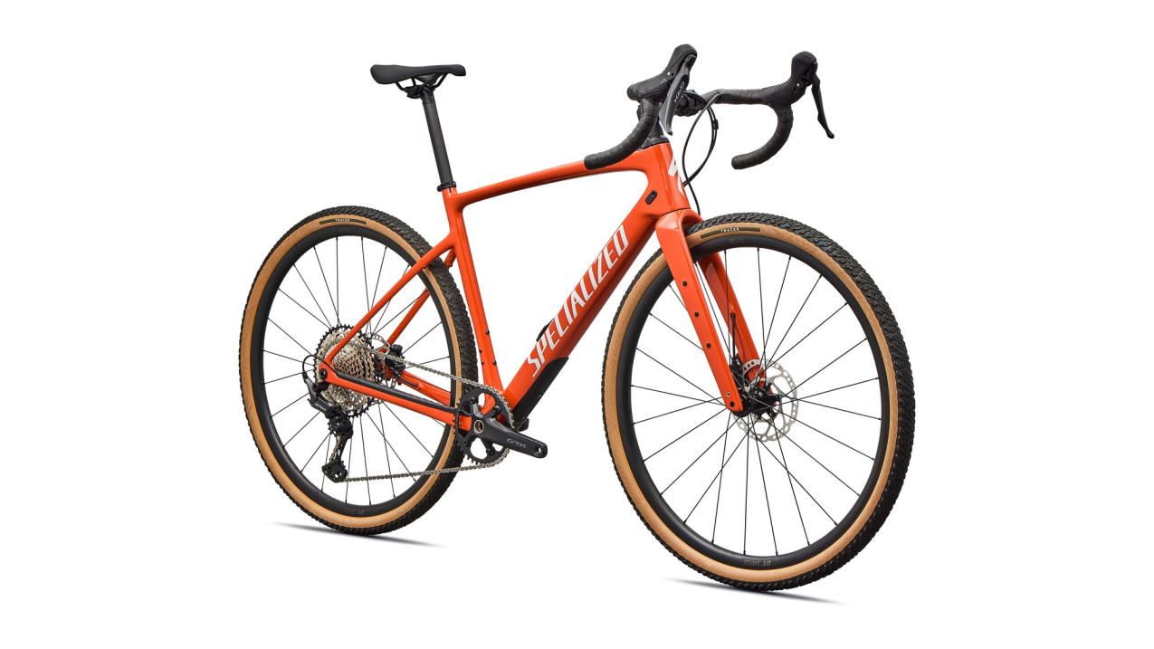 Гравийные велосипеды, комфорт плюс Specialized Diverge 4 Sport Carbon 2026 Shimano GRX 600 Deep Orange/ Dune White Артикул 95426-6452, 95426-6458, 95426-6449, 95426-6456, 95426-6454, 95426-6461