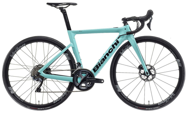 Bianchi Aria E-Road Disc Ultegra 11v / Целесте