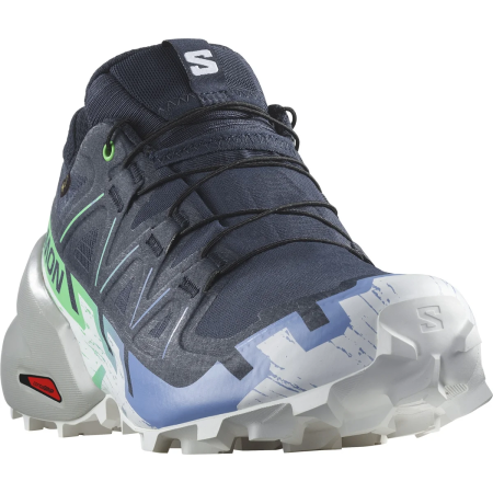 Кроссовки Кроссовки женские Salomon Speedcross 6 GTX Carbon/Provence/White Артикул L47465900-8, L47465900-5, L47465900-7, L47465900-6, L47465900-7.5, L47465900-6.5, L47465900-5.5