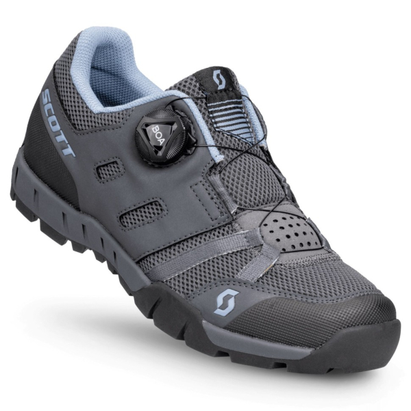 Велоботинки женские Scott Sport Crus-r Boa dark grey/light blue