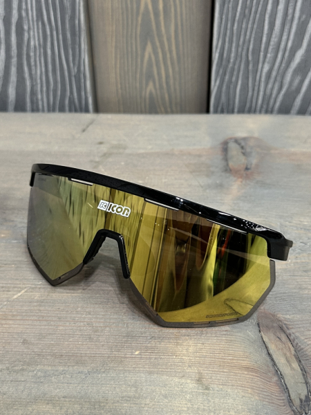 Очки спортивные Scicon AeroWing оправа Black Gloss линза SCNPP Multimirror Bronze