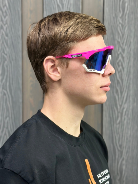 Очки Очки спортивные Scicon AeroShade XL оправа Pink Fluo линза SCNPP Multimirror Blue + Pink Артикул 
