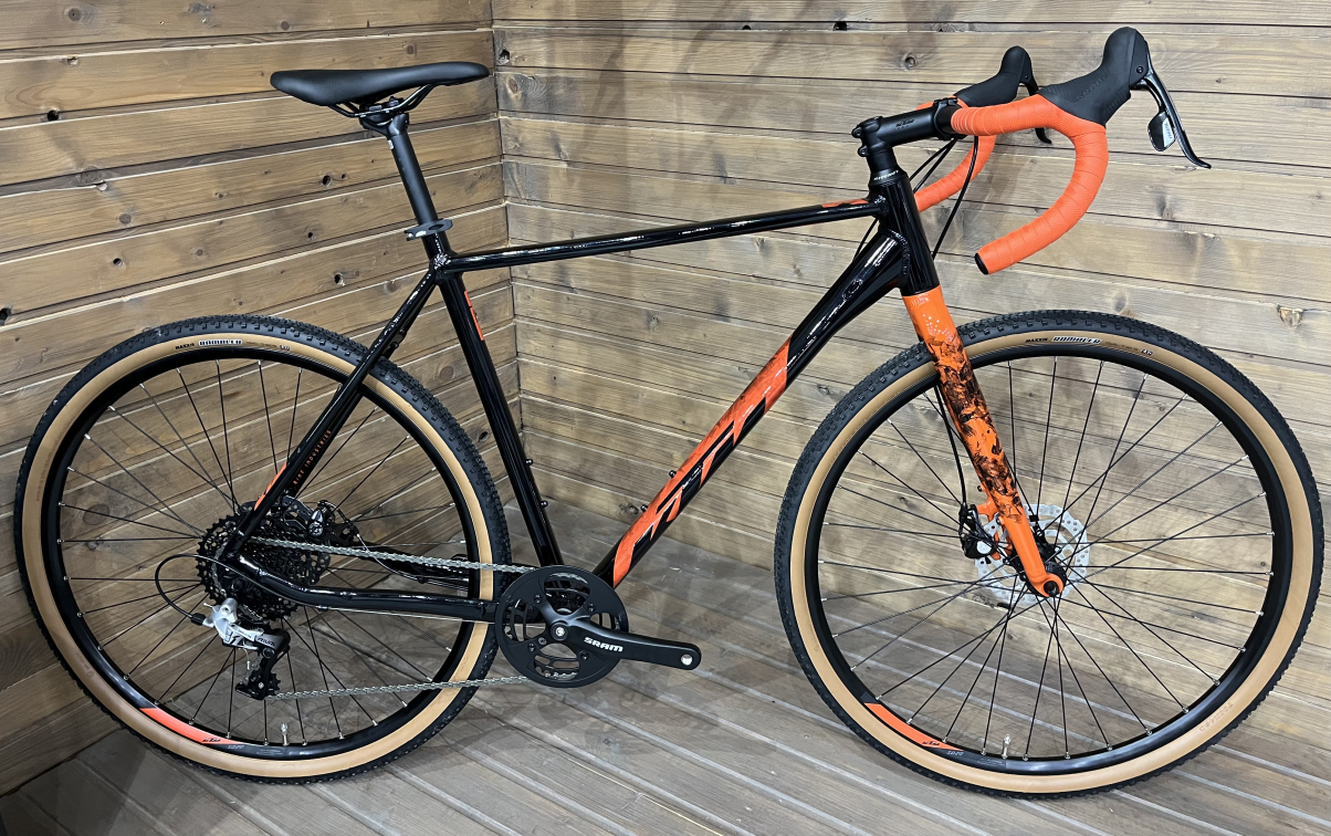 Гравийные велосипеды, ригиды KTM X-Strada 30 1x11 Sram Rival Черный-оранжевый Артикул 