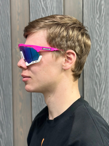 Очки Очки спортивные Scicon AeroShade XL оправа Pink Fluo линза SCNPP Multimirror Blue + Pink Артикул 