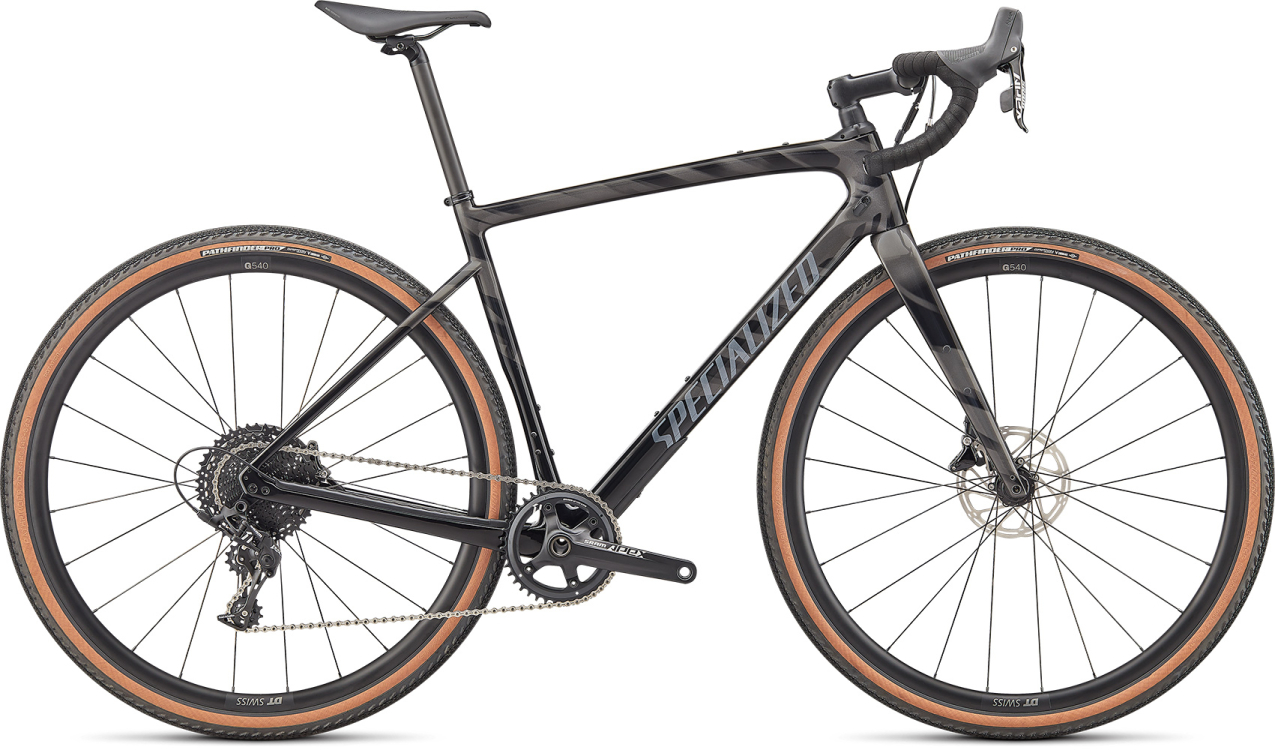 Гравийные велосипеды, комфорт плюс Specialized Diverge Sport Carbon 2022 Gloss Smoke/Black/Transparent/Chrome/Wild Артикул 95422-6252, 95422-6256, 95422-6264, 95422-6249, 95422-6261, 95422-6244, 95422-6254, 95422-6258