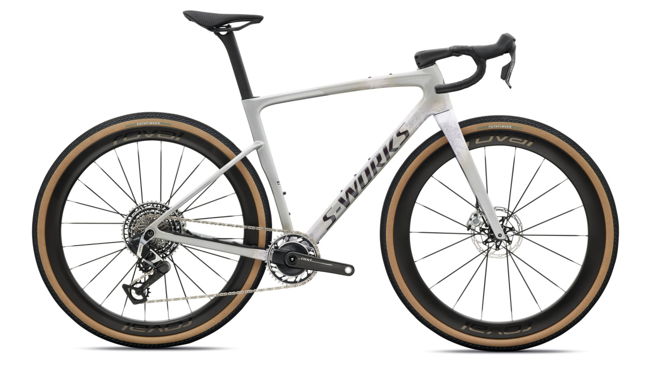 S-WORKS велосипеды гравийные Specialized S-Works Crux 5 - Sram RED XPLR 2027 Silver Dust Frost Артикул 91427-0149, 91427-0154, 91427-0156, 91427-0158, 91427-0152, 91427-0161