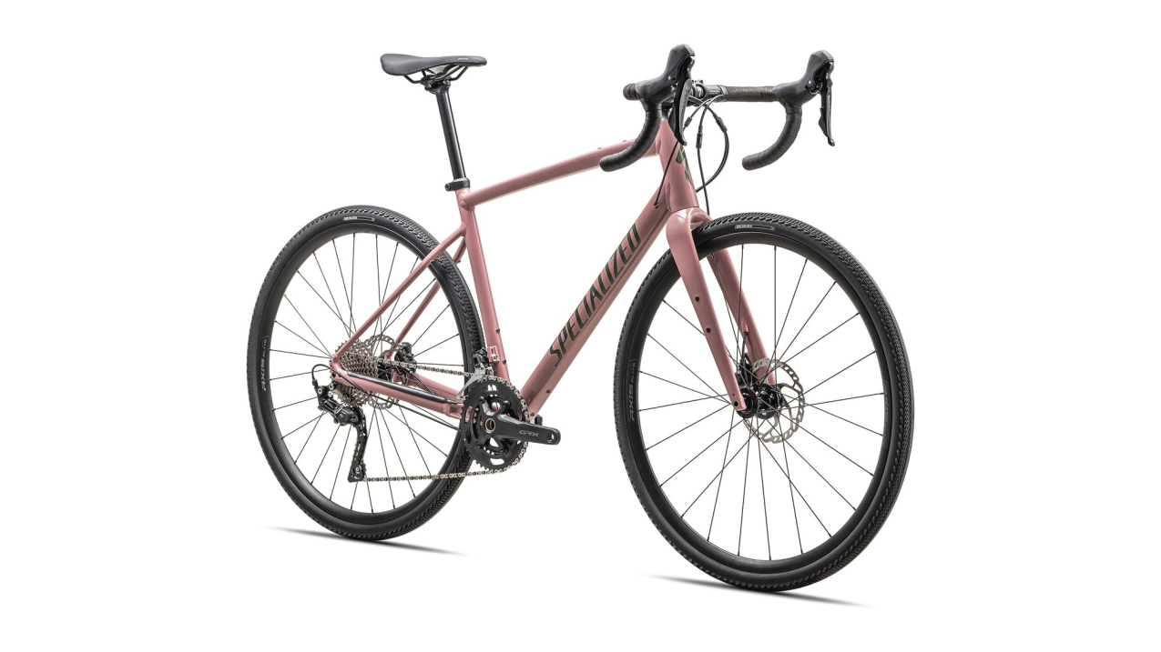 Гравийные велосипеды, ригиды Specialized Diverge E5 Elite 2025 Gloss Dusky Pink / Cypress Green Metallic Артикул 95425-4056, 95425-4061, 95425-4049, 95425-4058, 95425-4052, 95425-4044, 95425-4054