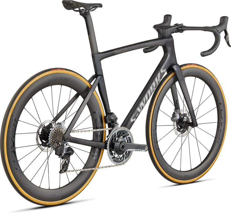 S-WORKS велосипеды шоссе Specialized S-Works Tarmac SL7 Etap Axs 2022 Satin Carbon / Spectraflair Tint / Gloss Brushed Chrome Артикул 90622-0258, 90622-0252, 90622-0244, 90622-0254, 90622-0261, 90622-0249, 90622-0256