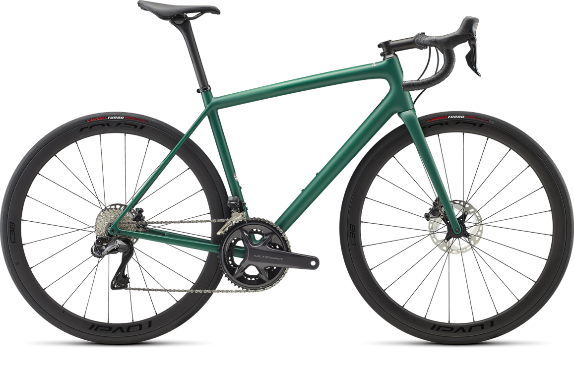 Шоссейные велосипеды Specialized Aethos Expert 2022 Pine Green / White Артикул 97222-3156, 97222-3152, 97222-3149, 97222-3154, 97222-3158, 97222-3161