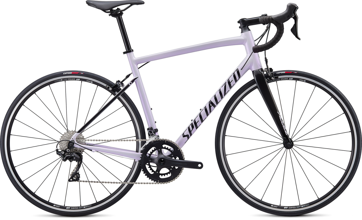 Шоссейные велосипеды Specialized Allez E5 Elite 2020 сиреневый-черный Артикул 90020-4149, 90020-4158, 90020-4154, 90020-4144, 90020-4161, 90020-4156, 90020-4152