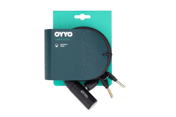 Замок велосипедный OYYO CB05 с ключом 15х1500мм трос