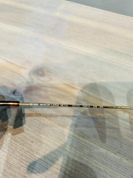 Очки Очки городские Ray-Ban Aviator оправа Polished Gold Metal линза Light Brown Gradient Артикул 