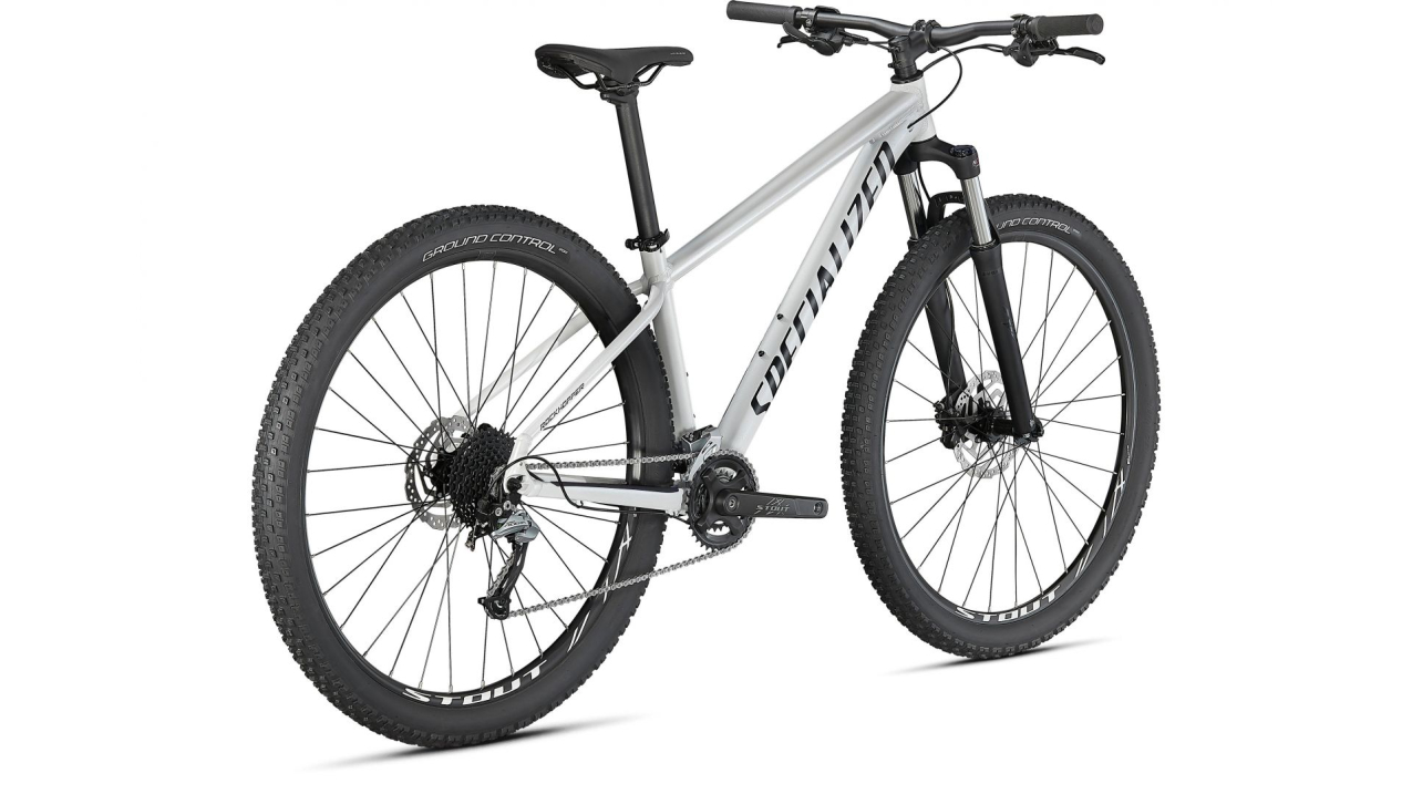 Купить Specialized Rockhopper Comp 29 2X 2021 Gloss Metallic White Silver / Satin Black Артикул 91520-2406, 91520-2403, 91520-2404, 91520-2402, 91520-2405