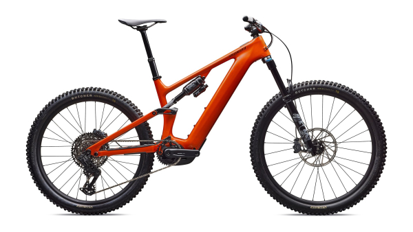 Specialized Turbo Levo 4 Comp Carbon FJ 2026 Gloss Orange Tint Over Silver Dust Dark Navy