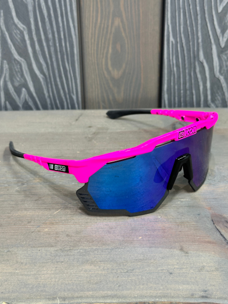 Очки спортивные Scicon AeroShade Kunken оправа Pink Fluo линза SCNPP Multimirror Blue + Pink