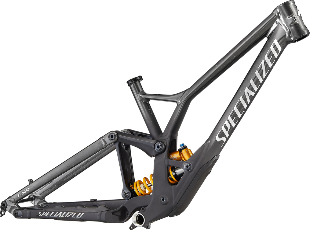 Рамы горных велосипедов рама Specialized Demo Race 2022 Gloss Black Chrome/Limestone Speckles/Satin Black/Chrome Артикул 74522-0004, 74522-0002, 74522-0003